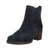 Stiefelette GABOR COMFORT "Gabor Comfort Stiefelette Veloursleder", Damen, Gr. 39, blau (dunkelblau), Veloursleder, casual, Schuhe