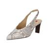 High-Heel-Pumps HÖGL "Högl Pumps Leder", Damen, Gr. 38, grau (taupe), Leder, casual, Schuhe