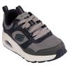 Sneaker SKECHERS "UNO - RETRO GROOVE", Kinder, Gr. 36, braun (braun, schwarz), Lederimitat, casual, Schuhe, Freizeitschuh mit Memory Foam, Größenschablone zum Download