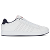 Sneaker K-SWISS "COURT BASE II", Gr. 42, weiß, navy, rot, Leder, sportlich, Schuhe