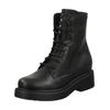 Schnürstiefelette IGI & CO "IGI & CO Stiefelette Leder", Damen, Gr. 40, schwarz, Leder, casual, Schuhe