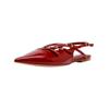 Ballerina STEVE MADDEN "STEVE MADDEN Ballerinas Lederimitat", Damen, Gr. 39, rot (weinrot), Lederimitat, casual, Schuhe
