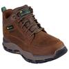 Schnürstiefel SKECHERS "RESPECTED JOHN DEERE-LANDIN", Herren, Gr. 48,5, braun (dunkelbraun), Leder, casual, Schuhe, Boots mit John Deere Collaboration