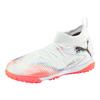 Fußballschuh PUMA "FUTURE 8 MATCH TT + MID JR", Gr. 36, puma weiß, puma schwarz, glowing rot, Synthetik, sportlich, Schuhe, für synthetische Hartplätze