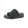 Pantolette PAUL GREEN "Paul Green Pantoletten Lederimitat", Damen, Gr. 41, schwarz, Lederimitat, casual, Schuhe