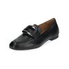 Slipper GABOR "Gabor Slipper Nappaleder", Damen, Gr. 37,5, schwarz (schwarz, silber), Nappaleder, casual, Schuhe