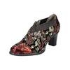 Stiefelette LAURA VITA "LAURA VITA Stiefelette Leder/Textil", Damen, Gr. 40, rot, Leder, Textil, casual, Schuhe