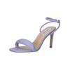 High-Heel-Sandalette STEVE MADDEN "STEVE MADDEN Sandalen Lederimitat", Damen, Gr. 40, lila (lavender), Lederimitat, casual, Schuhe