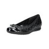 Ballerina GABOR COMFORT "Gabor Comfort Ballerinas Nappaleder", Damen, Gr. 38, schwarz, Nappaleder, casual, Schuhe