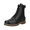 Schnürstiefelette ANDREA CONTI "Andrea Conti Stiefelette Leder", Damen, Gr. 37, schwarz, Leder, casual, Schuhe