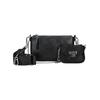 Umhängetasche STEVE MADDEN "STEVE MADDEN Taschen Lederimitat", Damen, Gr. one size, schwarz (schwarz, silber), Lederimitat, Taschen