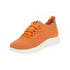 Sneaker GEOX "Geox Sneaker Leder/Textil", Damen, Gr. 37, orange, Leder, Textil, casual, Schuhe