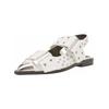 Riemchensandale STEVE MADDEN "STEVE MADDEN Sandalen Lederimitat", Damen, Gr. 37, weiß, Lederimitat, casual, Schuhe
