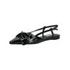Ballerina STEVE MADDEN "STEVE MADDEN Ballerinas Leder", Damen, Gr. 40, schwarz, Leder, casual, Schuhe