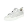 Sneaker MUSTANG SHOES "Mustang Shoes Sneaker Lederimitat/Textil", Damen, Gr. 37, silber, Lederimitat, Textil, casual, Schuhe