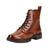 Schnürstiefelette ARA "Ara Stiefelette Glattleder", Damen, Gr. 43, braun, Glattleder, casual, Schuhe