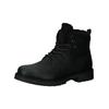 Schnürstiefelette BULLBOXER "Bullboxer Stiefelette Leder/Textil", Herren, Gr. 43, navy, schwarz, Leder, Textil, casual, Schuhe