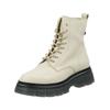 Schnürstiefelette G-STAR "G-Star RAW Stiefelette Leder", Damen, Gr. 36, beige, Leder, casual, Schuhe