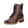 Schnürstiefelette PIKOLINOS "PIKOLINOS Stiefelette Leder", Damen, Gr. 39, braun (dunkelbraun), Leder, casual, Schuhe