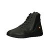 Schnürstiefelette SOFTINOS "softinos Stiefelette Leder", Damen, Gr. 39, braun (military), Leder, casual, Schuhe