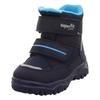 Winterboots SUPERFIT "HUSKY1 WMS: mittel", Kinder, Gr. 26, blau (dunkelblau), Textil, casual, Schuhe, Snowboots mit wasserdichtem GORE TEX, Größenschablone zum Download