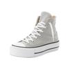 Sneaker CONVERSE "CHUCK TAYLOR ALL STAR LIFT PLATFORM", Gr. 38, grau area, weiß, schwarz, Textil, sportlich, Schuhe