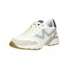 Sneaker MUSTANG SHOES "Mustang Shoes Sneaker Lederimitat", Damen, Gr. 37, bunt (weiß, grün), Lederimitat, casual, Schuhe