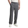 Chinohose TOM TAILOR DENIM, Herren, Gr. 30, Länge 30, grau (mid grau melange), Web, Obermaterial: 63% Polyester, 33% Viskose, 4% Elasthan. Futter: 100% Polyester, meliert, modisch, loose fit knöchellang, Hosen, mit Bügelfalte