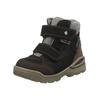 Stiefel PEPINO "Pepino Stiefelette Leder/Synthetik", Kinder, Gr. 28, grau, Leder, Synthetik, casual, Schuhe