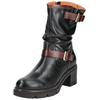 Schnürstiefelette PIKOLINOS "PIKOLINOS Stiefelette Leder", Damen, Gr. 40, schwarz (schwarz, schwarz), Leder, casual, Schuhe