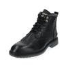 Schnürstiefelette PANTOFOLA D´ORO "Pantofola d'Oro Stiefelette Leder", Gr. 46, schwarz, Leder, casual, Schuhe