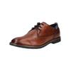 Schnürschuh BUGATTI "bugatti Businessschuhe Leder", Herren, Gr. 44, braun (cognac), Leder, casual, Schuhe