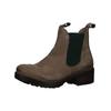Stiefelette LAZAMANI "Lazamani Stiefelette Nubukleder/Textil", Damen, Gr. 39, grün (beige, grün), Nubukleder, Textil, casual, Schuhe
