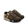 Sneaker DC SHOES "DC Command", Gr. 7(39), olive, schwarz, tan, 50.46% Leder, 49.54% Synthetikmaterial, Schuhe