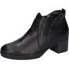 Ankleboots WALDLÄUFER "H-NADJA", Damen, Gr. 3,5 (36), schwarz, Nappaleder, unifarben, klassisch, Schuhe, Kurz-Stiefelette, Bequemschuh, Blockabsatz, in Komfortweite H
