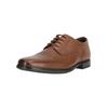 Schnürschuh CLARKS "Howard Walk", Herren, Gr. 46, braun, Leder, klassisch, Schuhe, mit atmungsaktivem Innenfutter