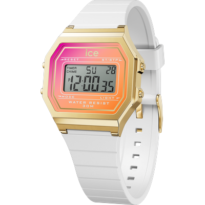 Ice Watch Ice Digit Retro - Weiß Sunkissed Damenarmbanduhr 022720 Image