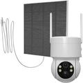 TELECAMERA PER ESTERNI 'PTZ' 4G con pannello solare - 3.0 MPX - PROXE