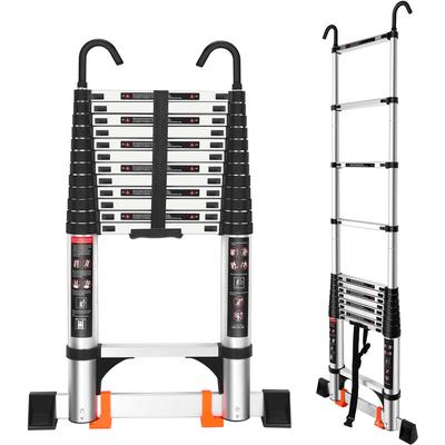 Axhup - Teleskopleiter 3,8M Teleskopvorfach Multifunktion Aluminium-Trittleiter Maximal 150 kg Image