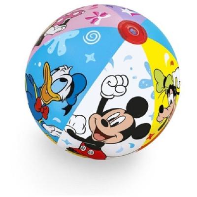 Trade Shop - pallone gonfiabiabile mickey mouse topolino 51 cm pall bambini sea piscina 91098 - Image