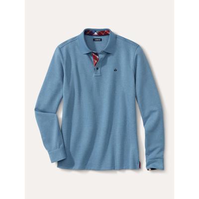 Walbusch Herren Premium Polo-Hemd Supersoft Blau Image