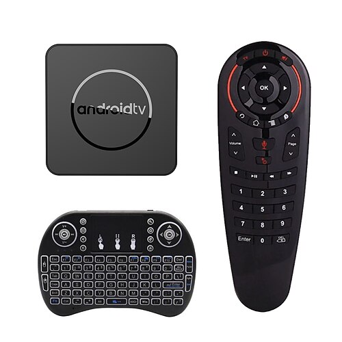 Android TV Box Mortal Q1 Plus CPU Allwinner H313 Supporto 2.4G/5.8G Wi-Fi BT5.2 Assistente Google 2GB RAM 16GB 8GB ROM Smart Home TV Box