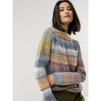 Walbusch Damen Grobstrick-Pullover Farbverlauf Gruen gemustert Image