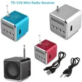 Altoparlante wireless radio FM digitale TD-V26 portatile Mini ricevitore radio FM Display LCD Altoparlante stereo Supporto scheda SD/TF