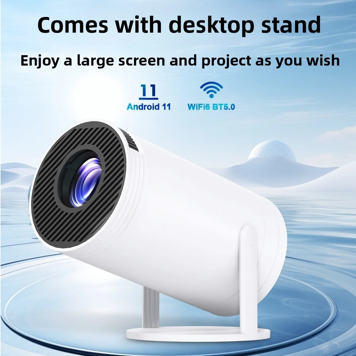 F300 Smart Projektor 5GWIFI Bildschirmprojektor Home 12 Projektor Image