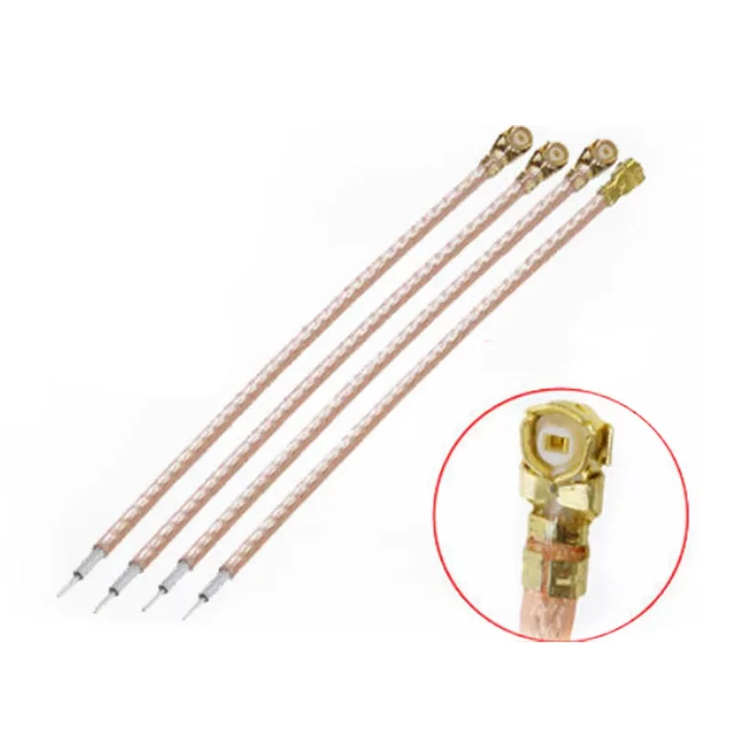 5 Teile/los RG178 Silber-überzogene Draht IPX IPX1 U.fl Ufl Einzigen Kopf Buchse RG178 Pigtail Kabel 5CM 10CM 20CM 30CM 50CM 1M Image