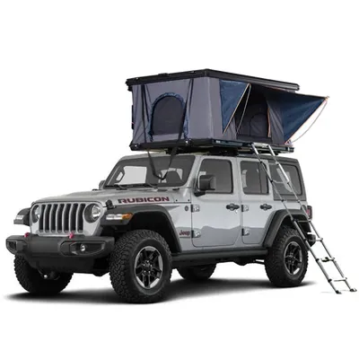 3-4 person rooftop tent aluminum roof tent top hard shell outdoor camping roof top hard shell car tent for sale