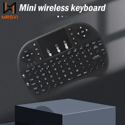 MRSVI I8 2,4G Mini Drahtlose Tastatur 2,4 GHz Air Mouse Remote Touchpad Für Android TV Box PC Smart TV