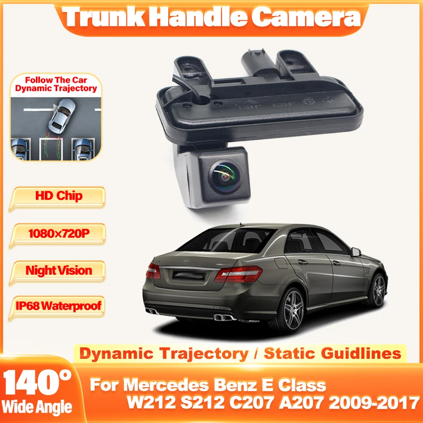 140 ° HD 1080×720P Rückfahrkamera für Mercedes Benz E-Klasse W212 S212 C207 A207 2009-2017 E200 E220 E250 E300 E350 E400 E500 Image
