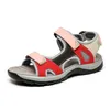 Neue Sommer Leder frauen Sandalen Mode-Design Atmungsaktive Frauen Casual Schuhe Frauen Outdoor Strand Flache Sandalen Große Größe 42